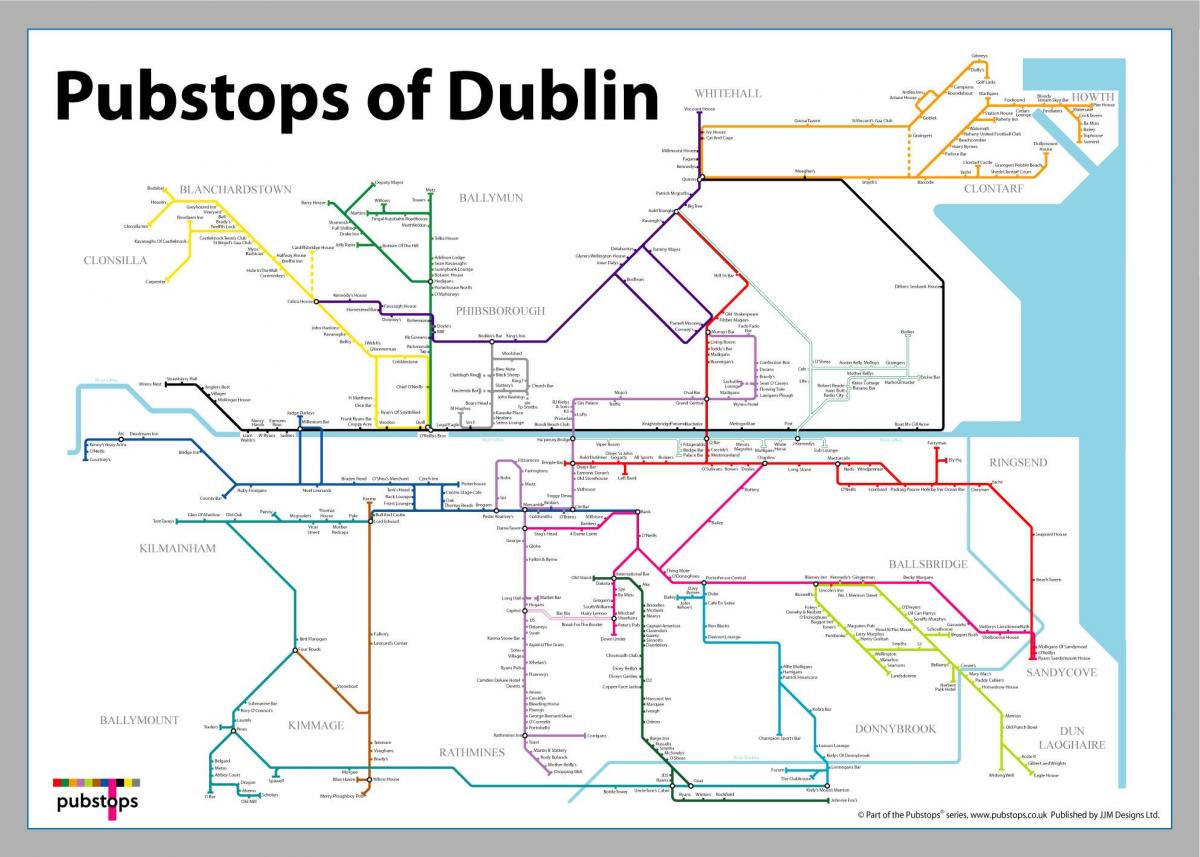Dublin pub harita