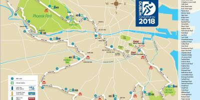Dublin şehir maraton yol haritası