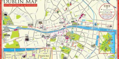 Dublin turistik haritası